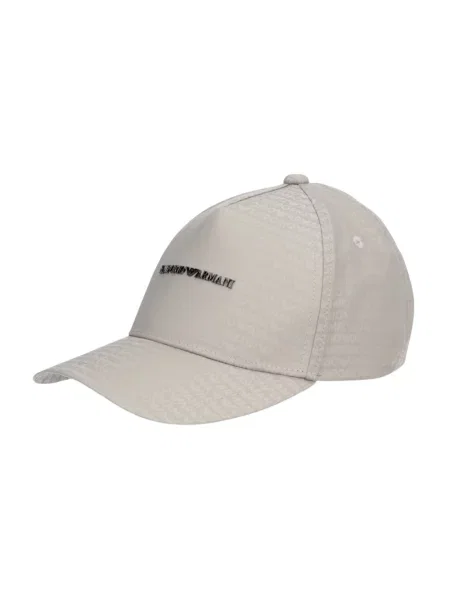 Emporio Armani czapka z daszkiem szara