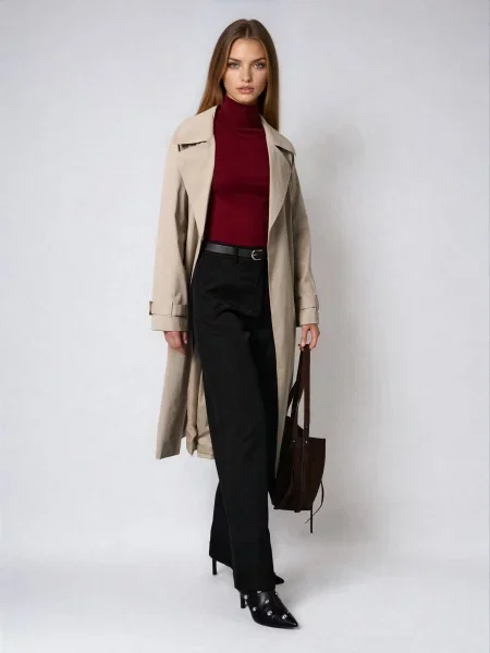 Водолазка бордовий