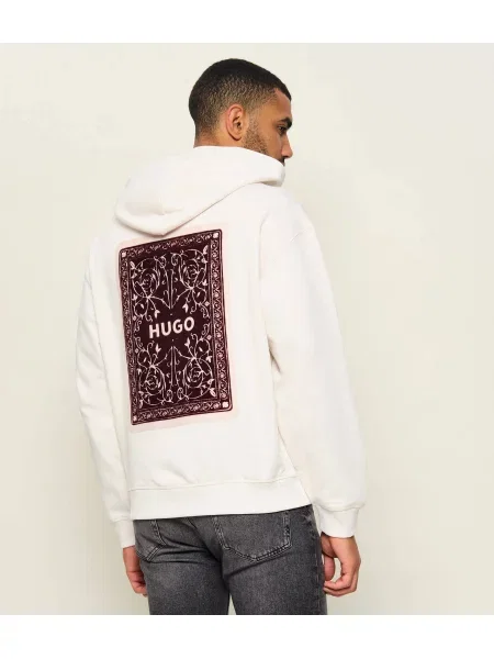 HUGO Hanorac Dewerhood | Relaxed fit alb
