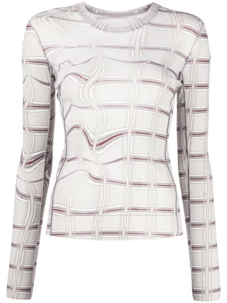 Tricou Jnby lung gri