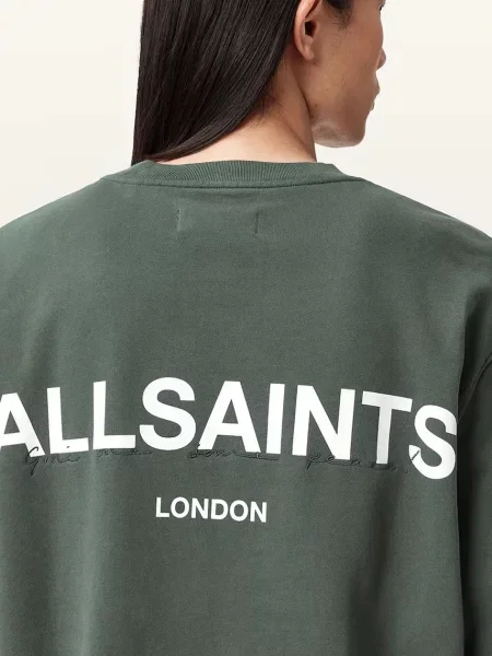 Кофта AllSaints візерунок зелений