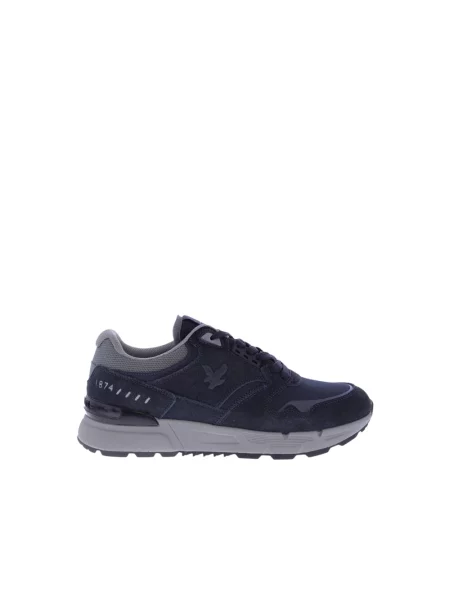 Sneakersy Lyle & Scott niebieskie