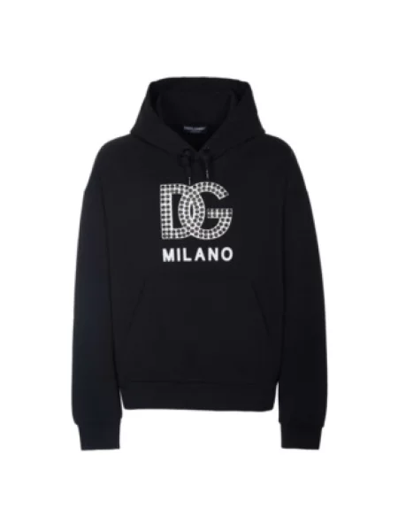 Bluza z kapturem Dolce And Gabbana z kapturem czarna