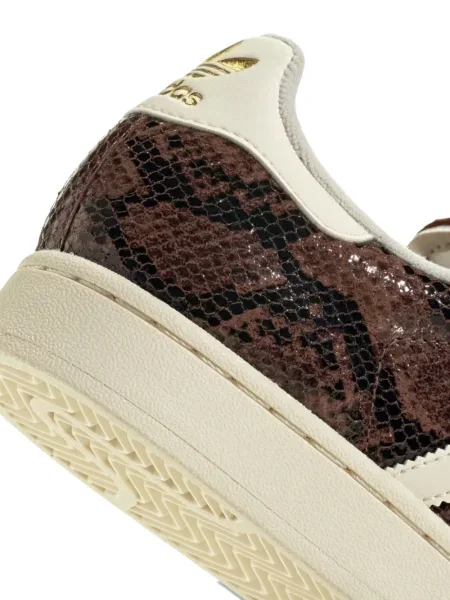 Sneakerși Adidas Campus din piele de căprioară fără toc maro