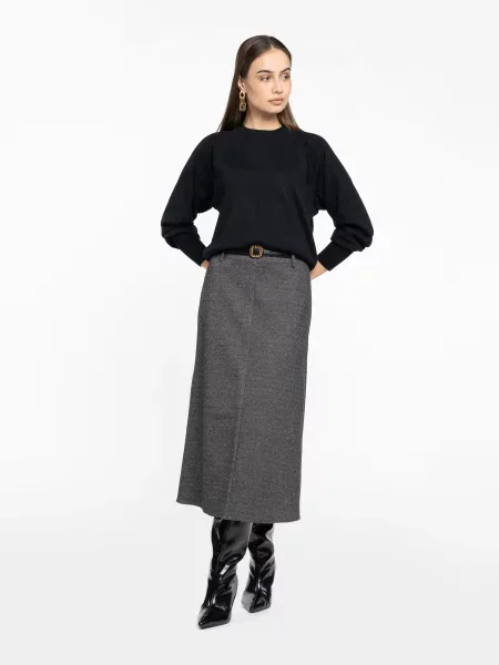 Спідниця міді Arber сірий