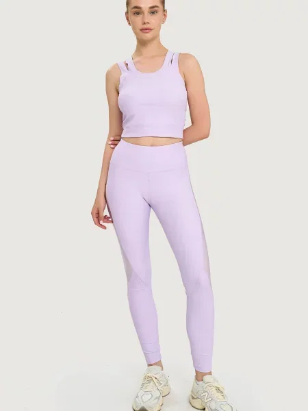 Спортивные однотонные лосины