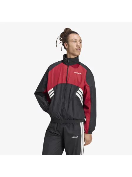 Jachetă adidas Cutline Tracktop Black/ Team Victory Red L negru