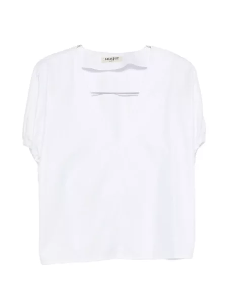 Cămașă Batakovic Belgrade cu decolteu în V alb