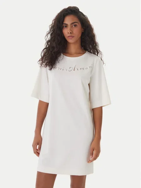 Emporio Armani Rochie de zi alb
