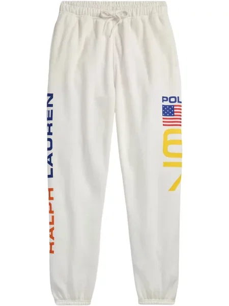 Polo Polo Ralph Lauren z twillu do kolan plisowane żółte