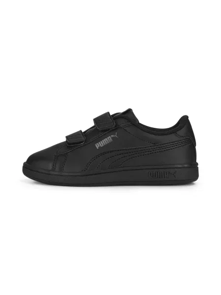 Dziecięce skórzane sneakersy Smash V czarne