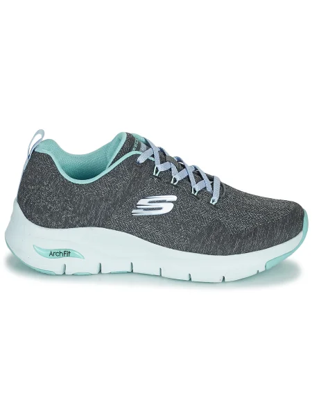 Pantofi Skechers gri