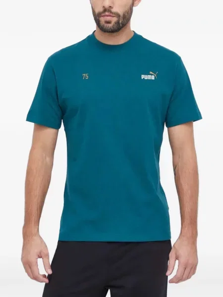 Tricou Puma cu broderie albastru
