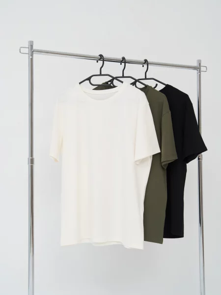 HANDY WEAR Cotton Basic Набір футболок Білий/чорний Бавовна/еластан біла
