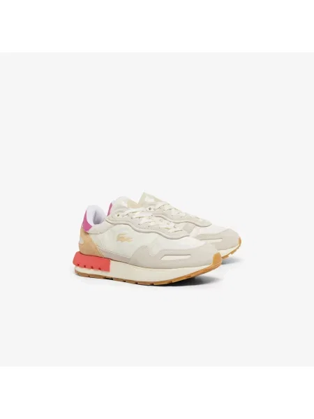 Кроссовки Lacoste бежевые