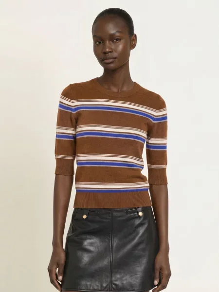 Claudie Pierlot Sweter Z Rękawami braun niebieski