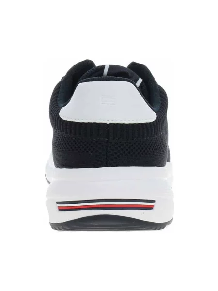 Pletené lehký kotníkové boty Tommy Hilfiger bílé