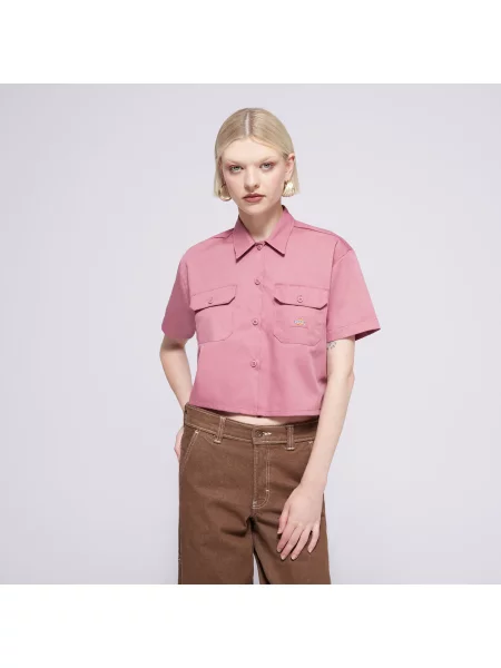 Dickies Koszula Work Shirt Cropped Ss W fioletowa