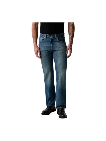 Szerokie jeansy Levi's 501 niebieskie