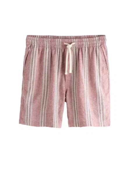 Next Kalhoty krémová / merlot / pastelově červená