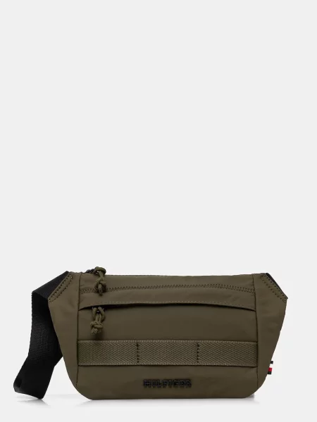 Torbica za okoli pasu Tommy Hilfiger zelena