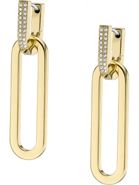 FOSSIL Cercei Heritage / transparent auriu