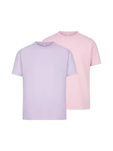 Urban Classics Tricou mov lavandă roz