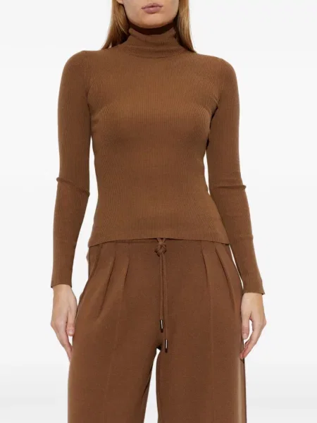 Pulover Max Mara de lână maro