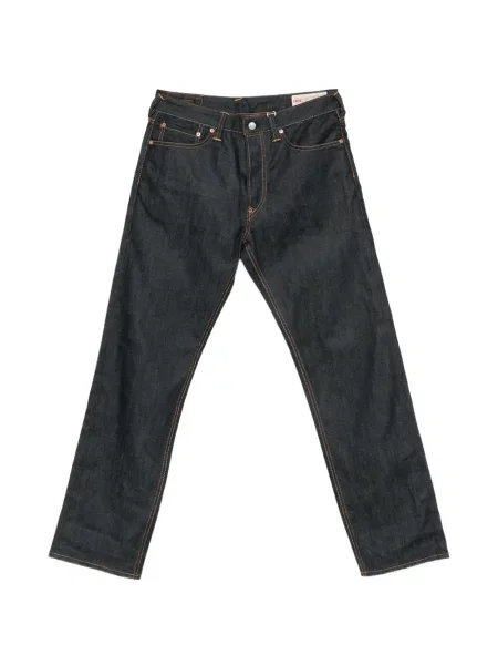 Blugi Evisu cu imagine albastru