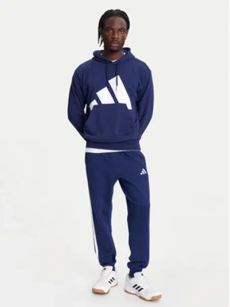 Adidas Mikina Essentials Big Logo Tmavomodrá