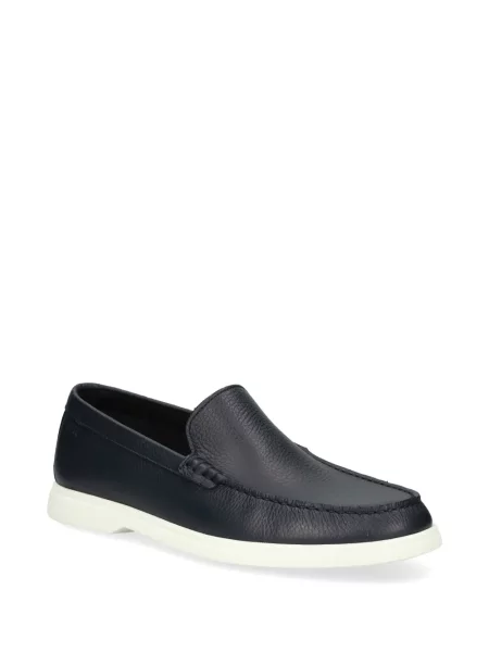 Pantofi loafer Boss din piele albastru