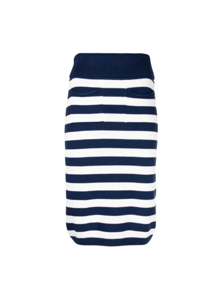 Spódnica midi Kenzo do kolan niebieska