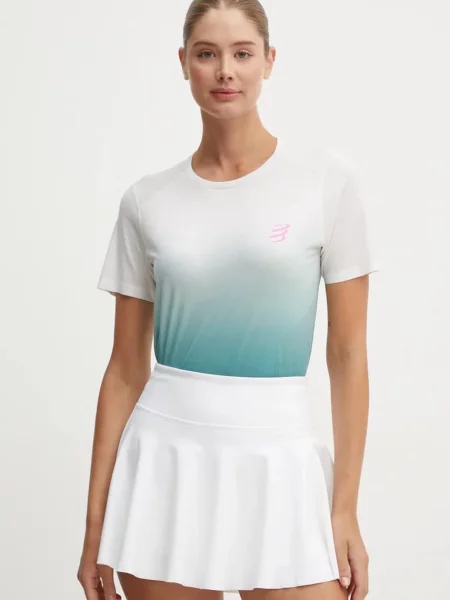 Kratka majica za tek Compressport Performance zelena