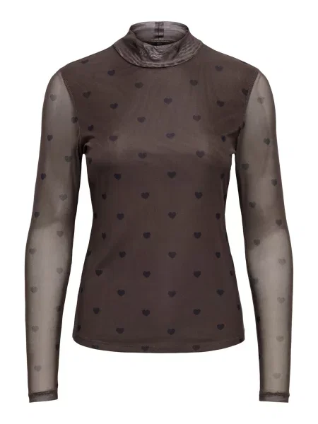 ONLY Tricou ONLERICA maro negru