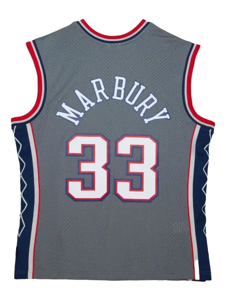 Cămașă Mitchell & Ness din jerseu gri