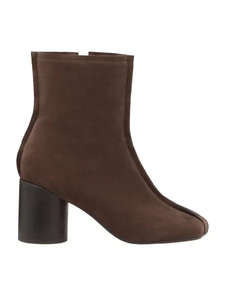 Botki Mm6 Maison Margiela skórzane brązowe