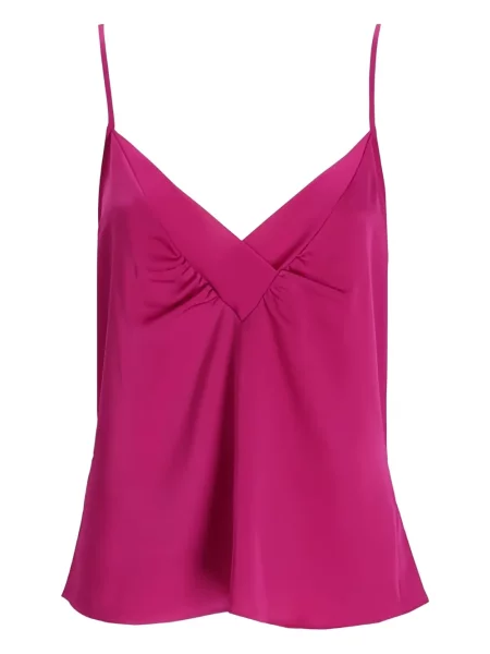 Top Boss cu decolteu în V roz