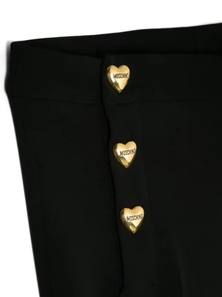 Spodnie dziecięce Moschino czarne