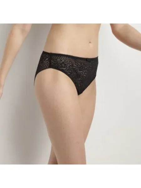 Kratke gaće Dim s čipkom crna