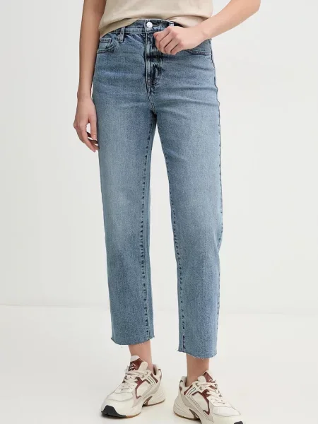 DKNY Blugi | Straight fit | high rise albastru