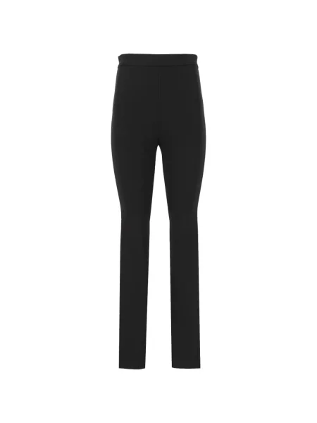 Leggings Dolce & Gabbana din satin negru