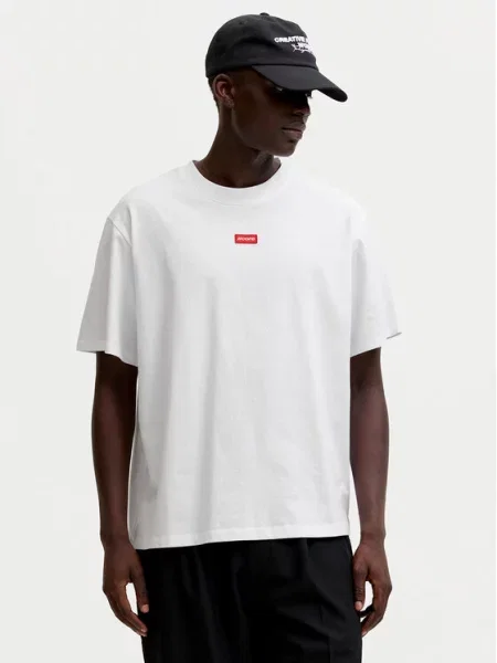 Jack & Jones Tricou Club Badge alb