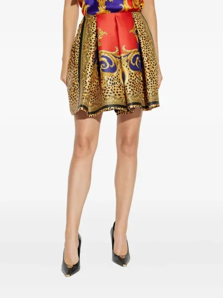 Fusta mini Versace galben