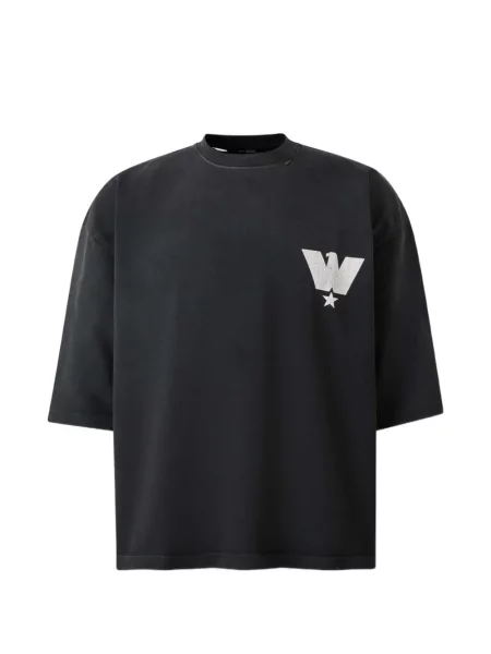 Tricou Willy Chavarria cu imagine negru