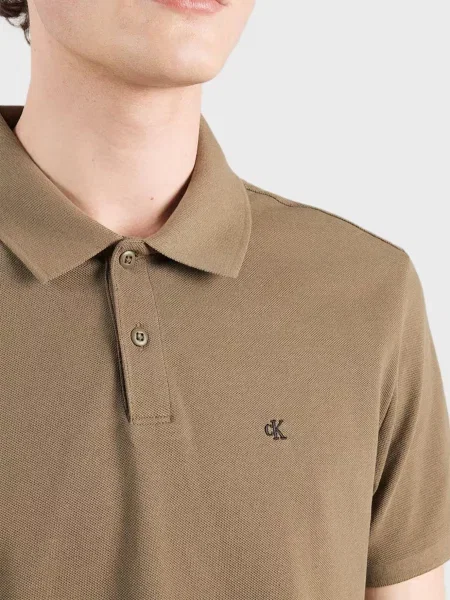 Поло Calvin Klein Jeans коричневе