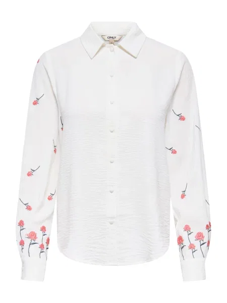 ONLY Bluză ONLKRISS verde pin / roz zmeură alb