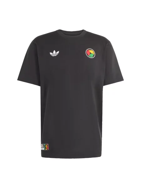 ADIDAS PERFORMANCE Funkční tričko Bob Marley zelená / červená / černá bílá