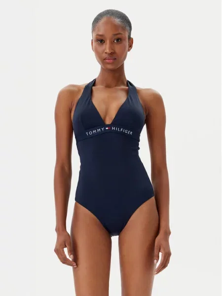 Enodelne kopalke Tommy Hilfiger modra