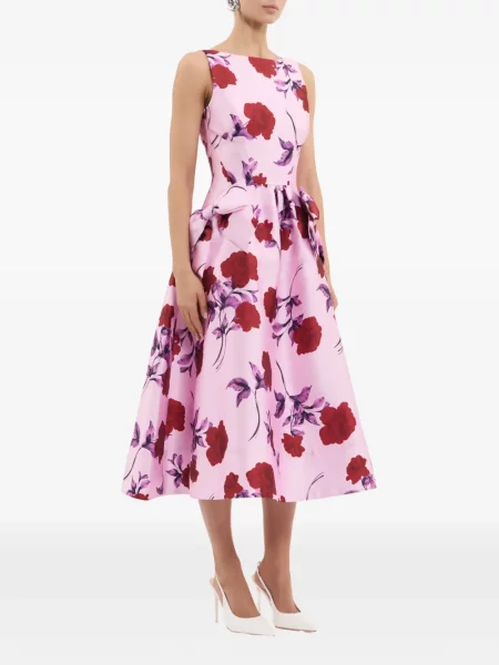 Rochie midi Rebecca Vallance roz