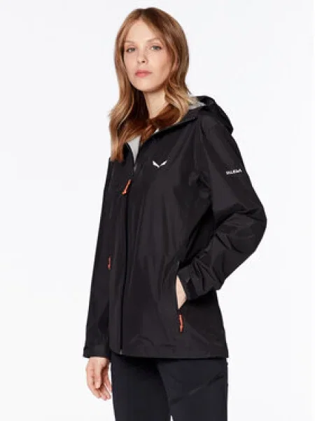 Salewa dámska bunda do dažďa Puez Aqua 4 PTX black čierna